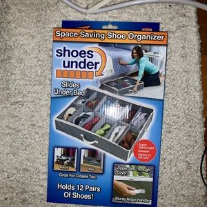 Under bed shoe storage